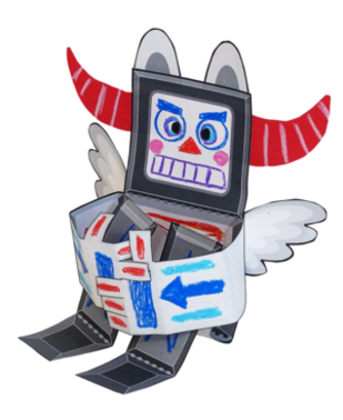 かみロボット