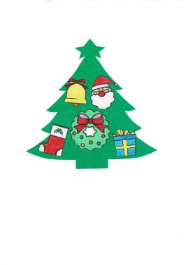 クリスマスのかざりをつくろう！