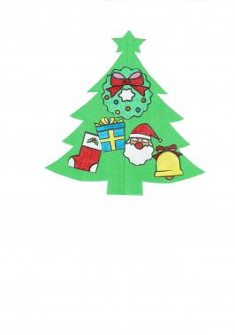 クリスマスのかざりをつくろう！