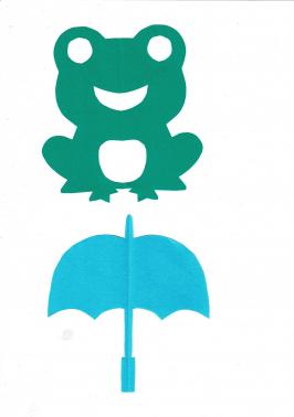 雨のかざりをつくろう！