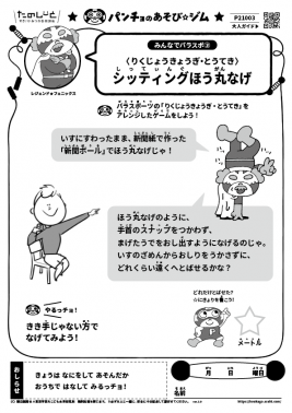 シッティングほう丸なげ