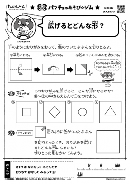 広げるとどんな形？