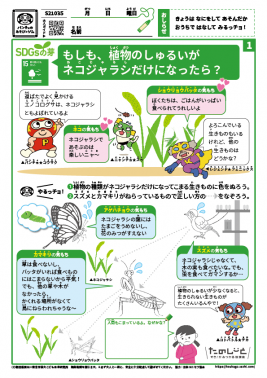 もしも、植物のしゅるいがネコジャラシだけになったら？