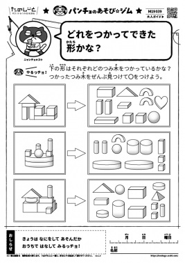 どれをつかってできた形かな？