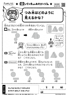 つみ木はどのように見えるかな？